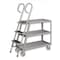 Pucel Ladder Stock Cart, 20 in W x 38 in H x 49 in D, Gray LT-20S - alternate 1