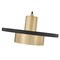 Z-Lite Ludo Matte Black + Modern Gold 1 Light Pendant 829P12-MB-MGLD-LED - alternate 6
