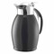 Service Ideas Nicollet Series 0.6-Liter Stainless Vacuum Insulated Carafe with Flip-Top Lid in Radiant Black NIC06BSBL - alternate 1