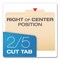 Pendaflex Reinforced Top Tab Manila File Folder, 2/5-Cut Tabs: Right of Center Position, Letter, Manila, 100PK R752 2/5 RC - alternate 4