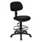 Office Star Products DC Series Sculptured Seat & Back Custom Fabric Drafting Chair, Dillon Black DC517V-R107 - alternate 1