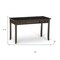Homeroots 54" Brown Solid Wood Computer Desk 640682 - alternate 4