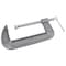 Performance Tool 6 in. C-Clamp, Ductile Iron, Swivel Pad, Chrome Screw W214C - alternate 1