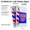 Signmission Barber Shop, Plastic Signs Only 24 Inch x 36 Inch, Corrugated Plastic, 2PK CSB-2436-2PACK-Barber Shop - alternate 2