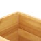 Megachef 10.5 x 5.75 Inch Rectangle Bamboo Waste Basket 750122167M - alternate 4