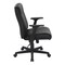 Office Star Products Exec Seating Faux Leather Mid Back Managers Office Chair, Black FL91201-u6 - alternate 6