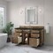 James Martin Vanities Bristol 60" Single Vanity, Saddle Brown, w/ 3 CM Phantome Eclos Top 157-V60S-SBR-3PHT - alternate 2
