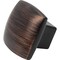 Designperfect 1-3/16 Overall Length Square Cabinet Knob, Brushed Oil Rubbed Bronze DPA-S83KORB - alternate 4