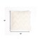 Homeroots 18" X 18" Off White Chevron Cotton Blend Pillow Cover With Texture 534553 - alternate 4