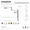 Kingston Brass Deck Mount Pot Filler Faucet with Knurled Handle, Polished Brass KS4702RKZ - alternate 3