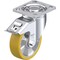 Blickle Swivel Plate Caster, PU, 5", Brake, Caster Load Rating Range: Heavy-Duty LH-ALTH 125K-14-FI - alternate 1