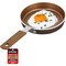 Bakken-Swiss Mini Nonstick Egg and Omelet Pan, Eco-Friendly, Copper/Golden, 5.5, 2PK BKCWMIN55 - alternate 1