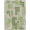 Homeroots 10' X 14' Green Sage And Beige Geometric Washable Indoor Outdoor Area Rug 613210 - alternate 6