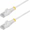 Startech.Com 30FT WHITE SLIM CAT6 ETHERNET CABLE, SNAGLESS, 100W POE, UTP, LSZH, 28AWG BARE C N6PAT30WHS - alternate 1