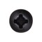 Auveco #6 x 1in Phillips Pan Head Tapping Screw - Black Oxide, 100PK 11919 - alternate 2