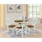 Whitewood Industries Rectangular Extension Dining Table W/ 4 Chairs, 36 in W, 30.1 in L, 48 in H, Parawood, 5 K79-36RXT-27B-C613-4 - alternate 2