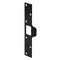 Prime-Line Maximum Security Deadbolt Tab Strike 7-7/8 inch Height x 1-1/4 inch Width, Fasteners, Matte Black U 94268 - alternate 1