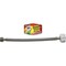 Fluidmaster Click Seal 3/8'' Comp x 7/8'' Ballcock x 12'' L Braided Stainless Steel Toilet Connector B1T12CS - alternate 2