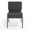 Flash Furniture Dark Gray Fabric Church Chair, PK4 4-FD-CH0221-4-SV-DKGY-BAS-GG - alternate 4