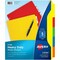 Avery reg Plastic Tab Dividers w White Labels, Multi AVE23080 - alternate 1