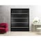 Sartodoors Sliding Closet Bypass Doors with Hardware, Planum 0210 Black Matte and Aluminum Strips, Sturdy Rail PLANUM0210DBD-BLK-5684 - alternate 1