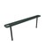 Mytcoat 8ft Outdoor Bench without Back, Inground, Green, Expanded Metal, Textured Coating 804317 - alternate 1
