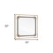 Homeroots 22" Gold And Black Metal Multi Square Accent Mirror 574030 - alternate 5