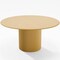 Homeroots 60" Brown Solid Wood Pedestal Base Round Top Dining Table 720981 - alternate 1