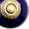 Homeroots Set of Six Cobalt And Gold Ceramic Drawer Pull Knobs, 6PK 635764 - alternate 4