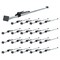 Mytee Products Steel ratcheting load bar lock 2X4in w/pads Van Truck Trailer 89in-105in, 20PK DV-GSTx20 - alternate 4