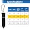 Grizzly Supply Storage Strap with Carabiner, 18 in L, 1.5 in W, Hook and Loop Closure, Reusable, Black, 1PK GS-HLSSC18-0 - alternate 5