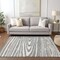 Homeroots 8' X 10' Gray Ivory And Beige Faux Bois Washable Indoor Outdoor Area Rug 614482 - alternate 4