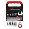 Performance Tool 7 pc. SAE Ratcheting Wrench Set, Stubby, 100 Gear Teeth, Chrome Vanadium W30634 - alternate 2