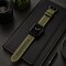 Elegani Canvas Watch Replacement Band Compatible with Apple Watch 44mm, Green/White CVSP-GRNWHT-44mm - alternate 2