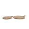 Homeroots Set of Two Natural Solid Wood Handmade Round Serve Boards With Handles 609083 - alternate 5