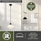 Vaxcel Huntley Mini Pendant Light, Oil Rubbed Bronze, White Schoolhouse Glass, 10-In. Wide P0463 - alternate 4