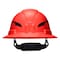 Klein Tools Class E Type-2 Hard Hat, Non-Vented Full Brim Style with Strap, High Visibility Orange 60930T2 - alternate 1