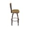 Holland Bar Stool Co Eleanor 30in Swivel Bar Stool with Bronze Finish, Medium Back and Canter Saddle Seat 880 - alternate 6