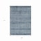 Homeroots 9' X 12' Blue And Gray Oriental Washable Indoor Outdoor Area Rug 616338 - alternate 4