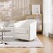 Flash Furniture Myles Club Style Commercial Barrel Accent Armchair, 360° Swivel Metal Base, Cream Boucle Upholstery BS-AC22-061-CRM-BCL-GG - alternate 4