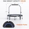 Simple Deluxe 40in/48in Mini Trampoline Fitness Rebounder, 330LBS Foldable Exercise Trampoline with Adjustable Ha 3A88SOTRPLINEFITBLU40 - alternate 4