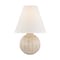 Hudson Valley Lighting Capers Table Lamp in Aged Brass/Ceramic Ivory Petal by Cortney Bishop CBL9430-AGB/CIP - alternate 1