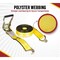 Mytee Products 2PK Ratchet Straps 2inx50ft w/Double J Hooks 10,000 lbs. BS, Tie Down Strap, 2PK RS250WHx2 - alternate 4