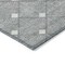 Homeroots 5' X 8' Gray And Ivory Geometric Washable Indoor Outdoor Area Rug 594708 - alternate 7