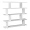 Homeroots White Wood Five Tier Bookcase 517714 - alternate 5