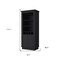 Homeroots 70" Black Bar Cabinet With Wine Storage 535115 - alternate 3