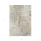 Homeroots 5' X 8' Ivory And Beige Abstract Washable Indoor Outdoor Area Rug 609203 - alternate 5