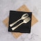 Smarty Had A Party Durable Black Velvet Paper Beverage/Cocktail Napkins, 600PK 139194154-CASE - alternate 1