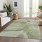 Homeroots 8' X 10' Artichoke Green And Gray Floral Washable Indoor Outdoor Area Rug 582233 - alternate 6