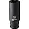 Channellock 3/8'' Drive 18 mm 6-Point Deep Metric Impact Socket S1815800122021001 - alternate 1